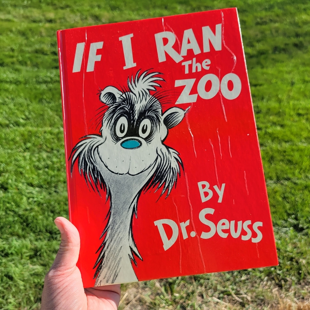 Dr. Seuss Book: If I Ran The Zoo ~ Dr. Seuss ~ 1950 Edition ~ Vintage Pop Art
